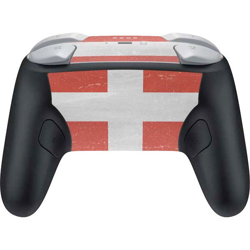 Denmark Flag Distressed Nintendo Switch 2 (2025) Pro Controller Skin